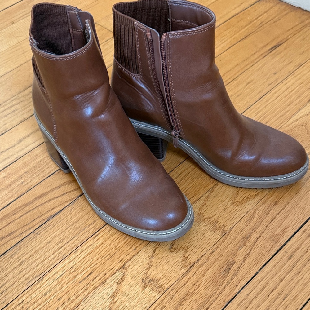 a new day Chestnut Ankle Booties